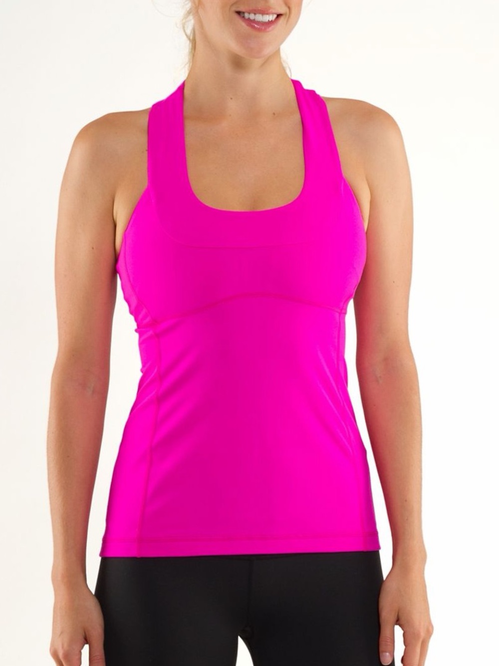 Lululemon Scoop Neck Tank Paris Pink Size 10